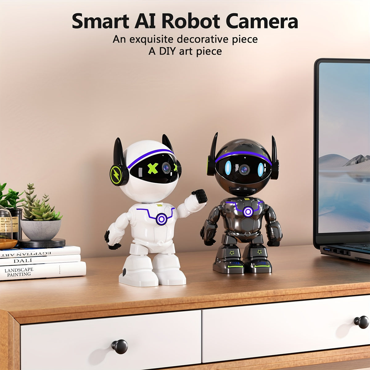5mp hd smart phone robot camera indoor cameras audio video