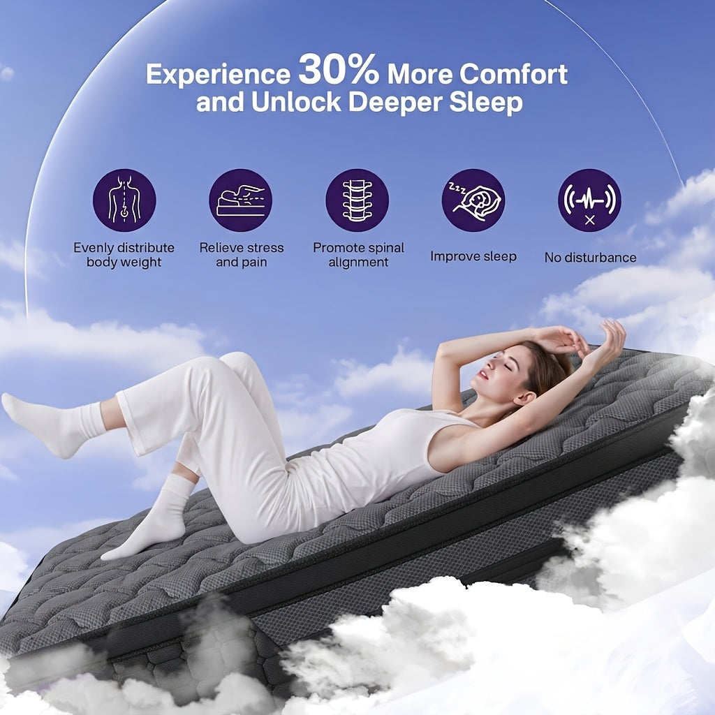 luxurious gel memory foam mattress hypoallergenic medium