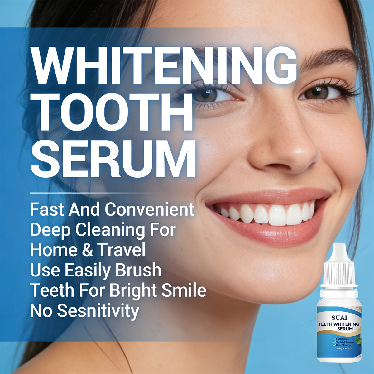 teeth brightening serum mint flavor gentle formula brightens