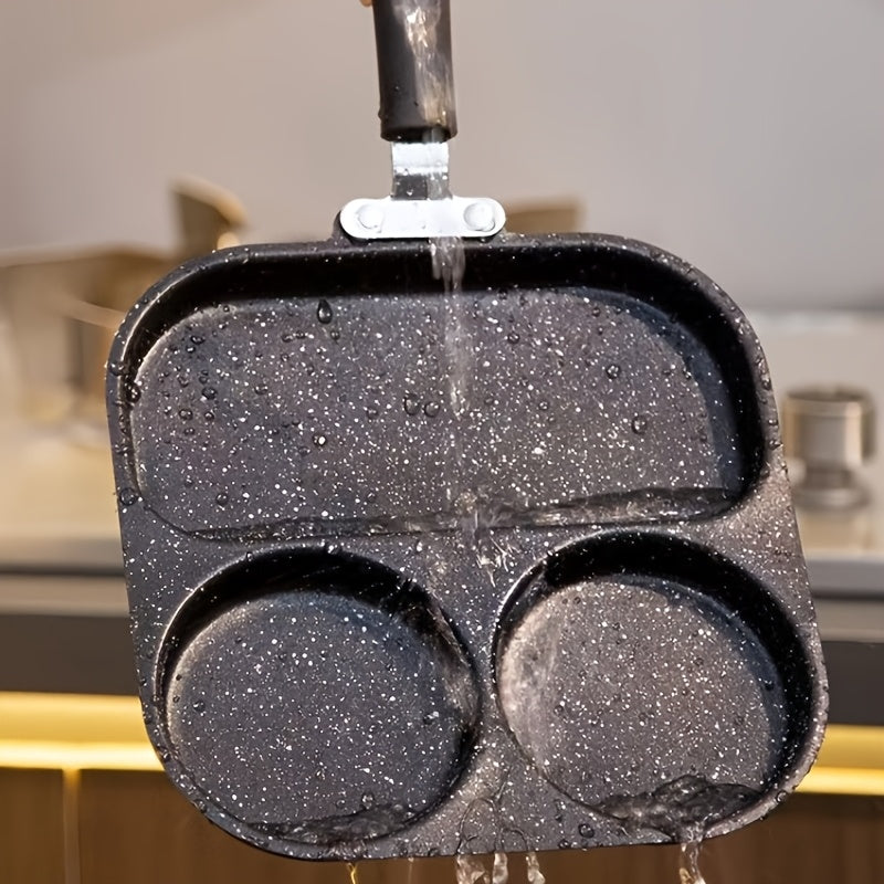 one breakfast pan multi compartment frying pan egg