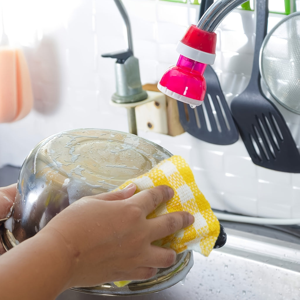 10pcs random color double sided dishwashing cloth kitchen