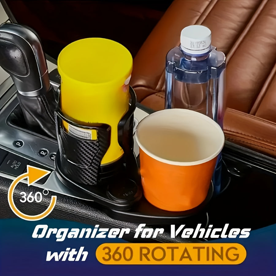 1  in 1 multifunctional car cup holder extender 360