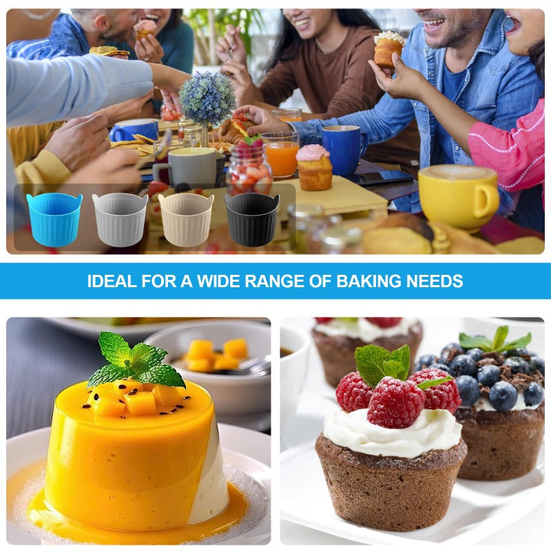8pcs multi functional air fryer baking cups made silicone