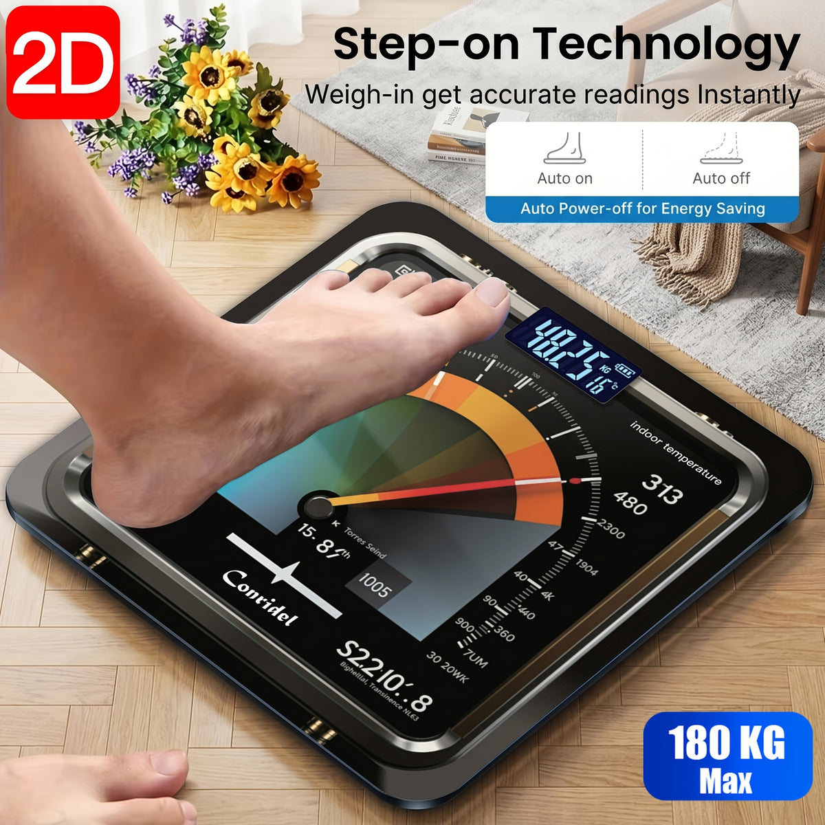 high definition uv color printing digital weight scale