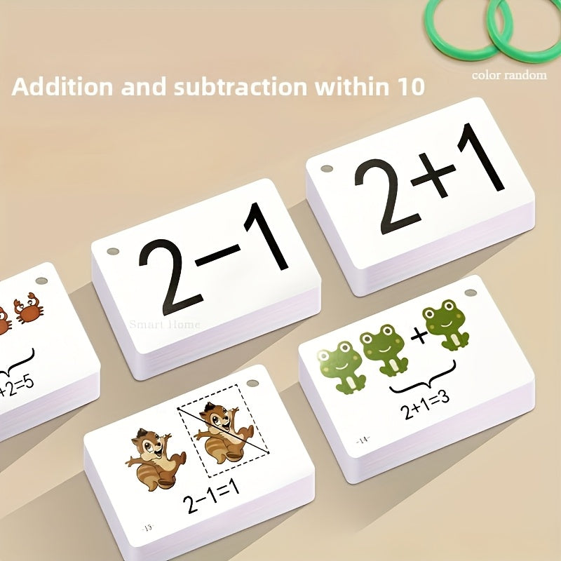 set 132 cards addition subtraction   0 10