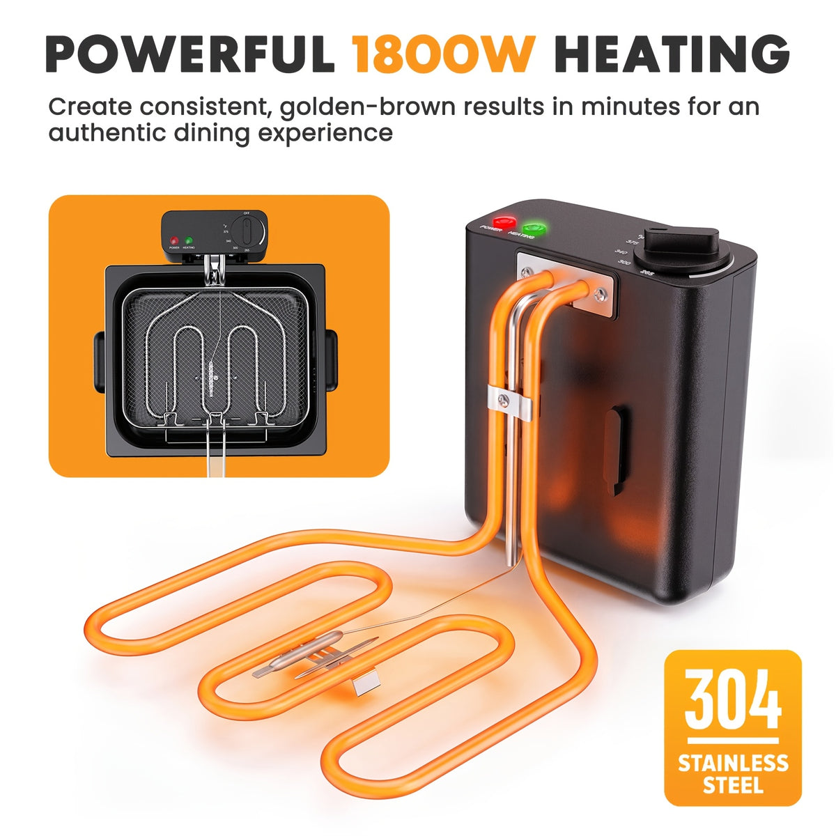 3 5l deep fryer home use 1800w   3 baskets
