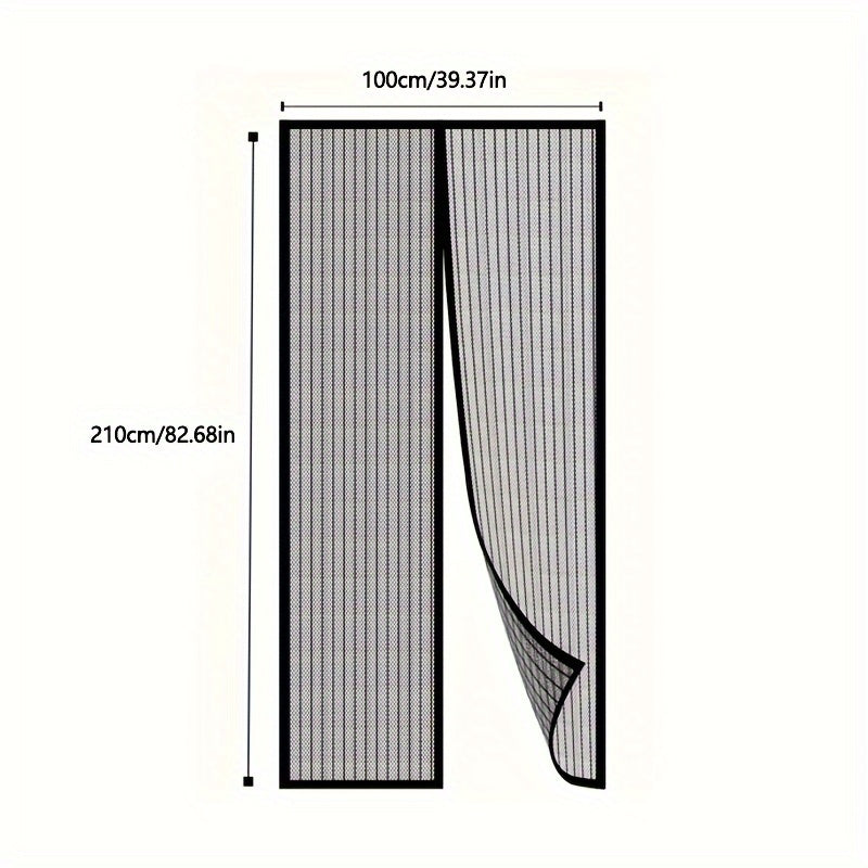 1pc magnetic screen door curtain
