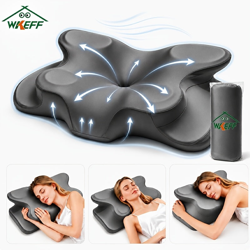 wkeff almohada cervical para cuello pillows sleeping