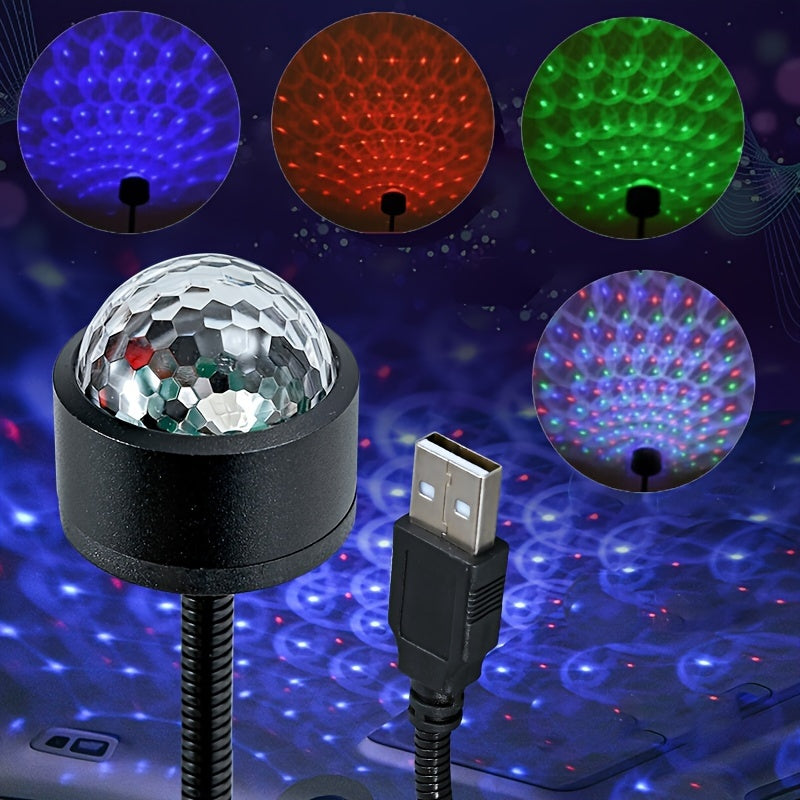 1pc roof starry sky usb night light led indoor music rhythm