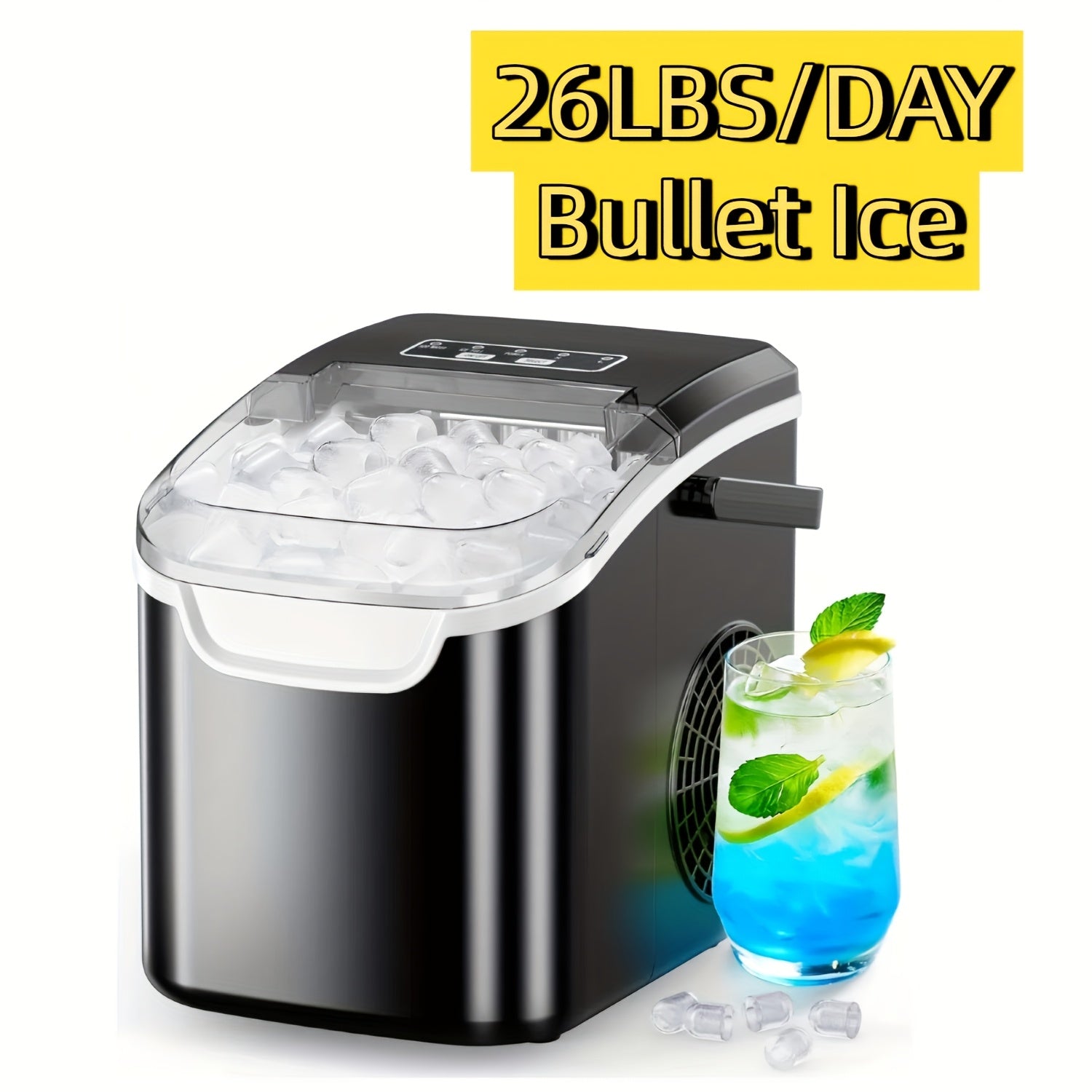 ice makers countertop 26 lbs day 35lbs day pebble ice