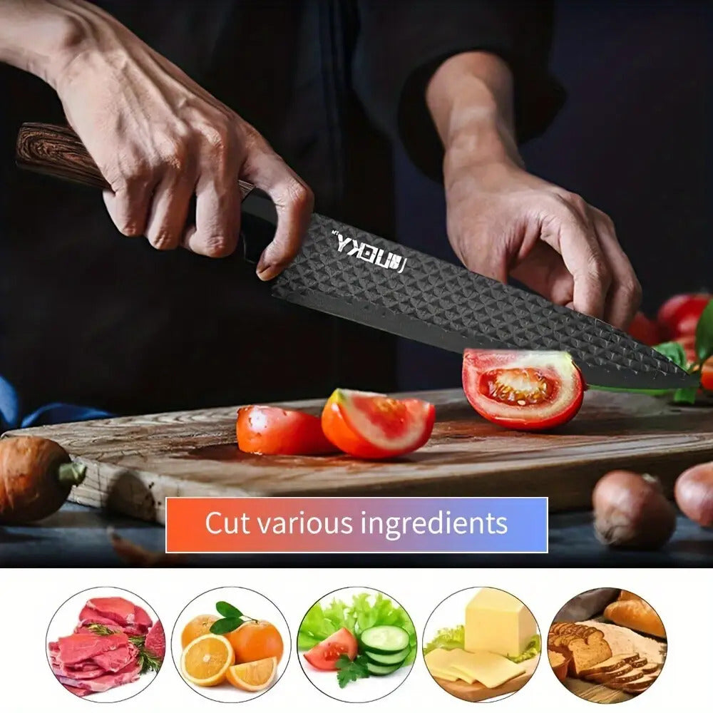 6pcs kitchen knife combo set vegetable knife slicing knife