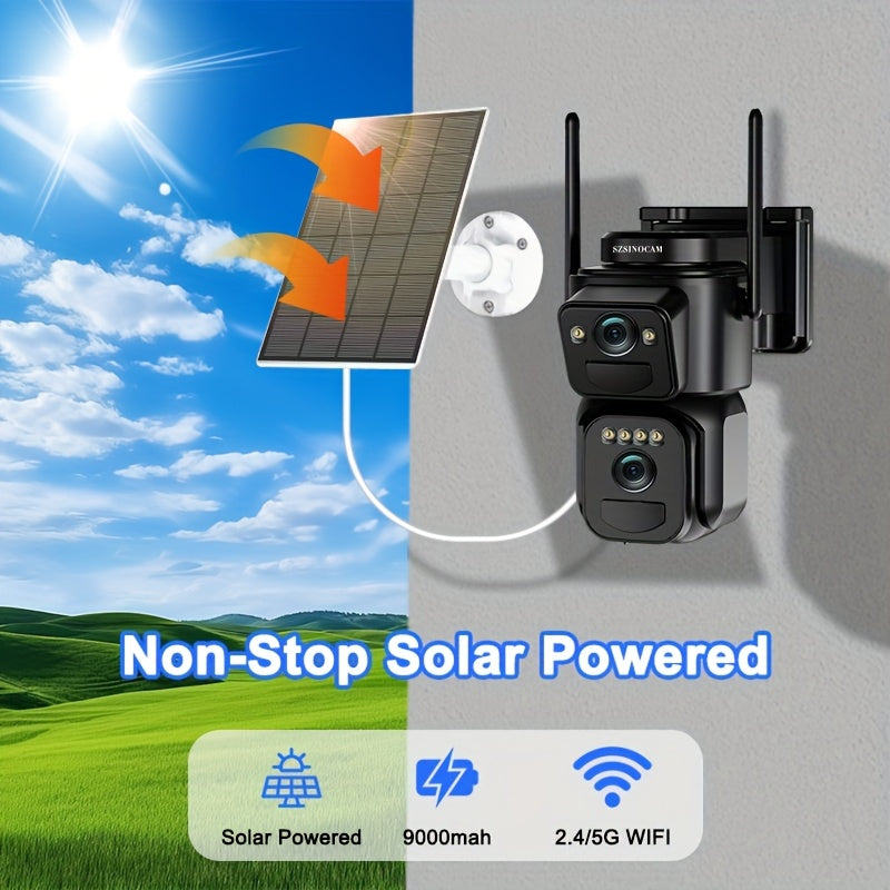 ip66 waterproof 10x   degree low power cctv solar