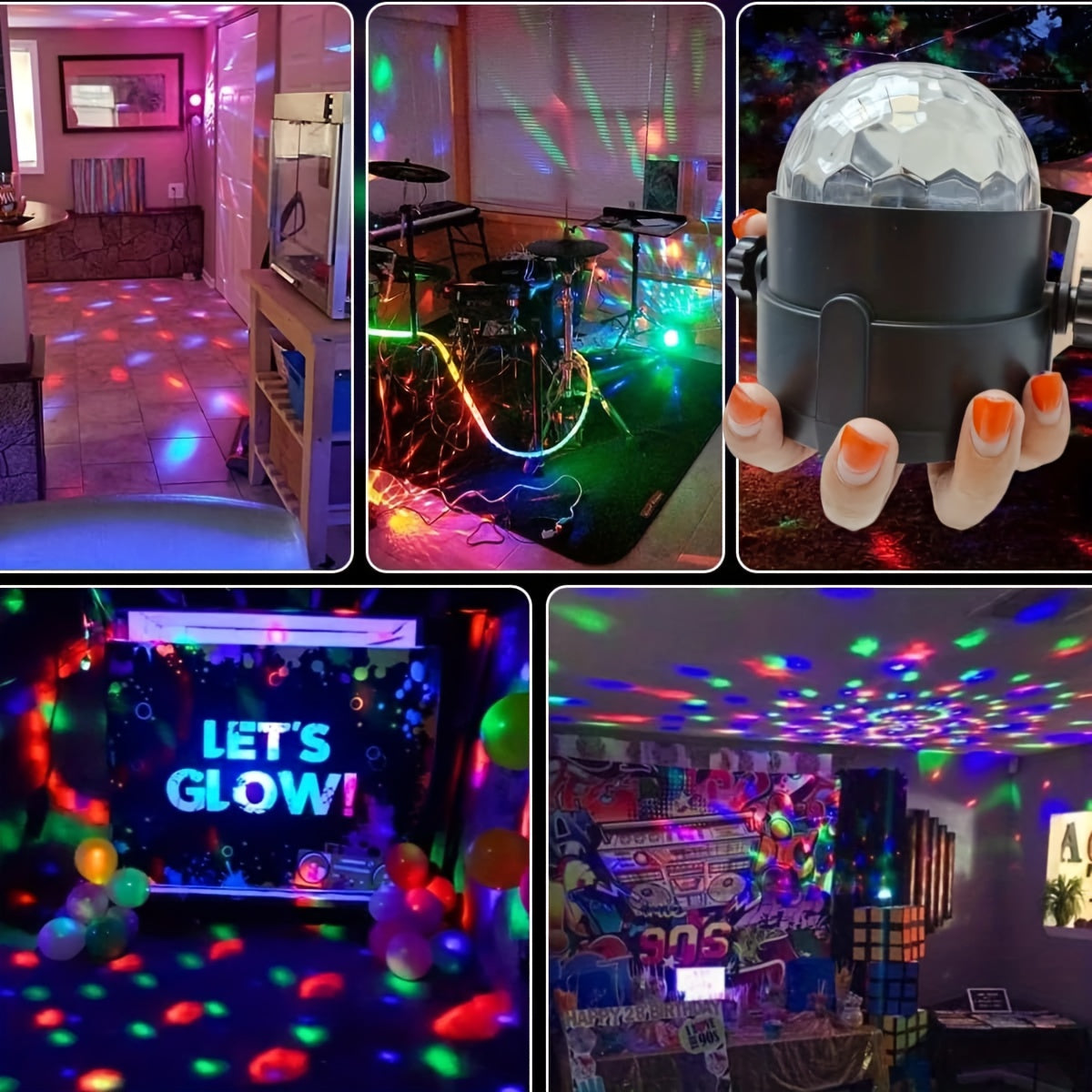 rgb disco ball lamp led   ball lamp featuring