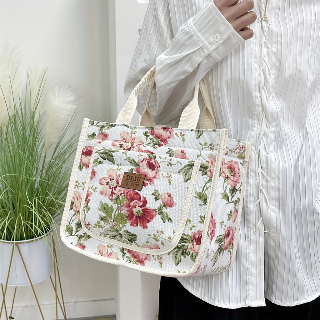 new tote bag made floral print fabric   durable