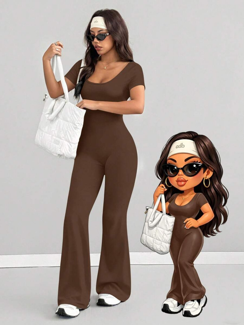 womens jumpsuit   fit   neck casual fashionable