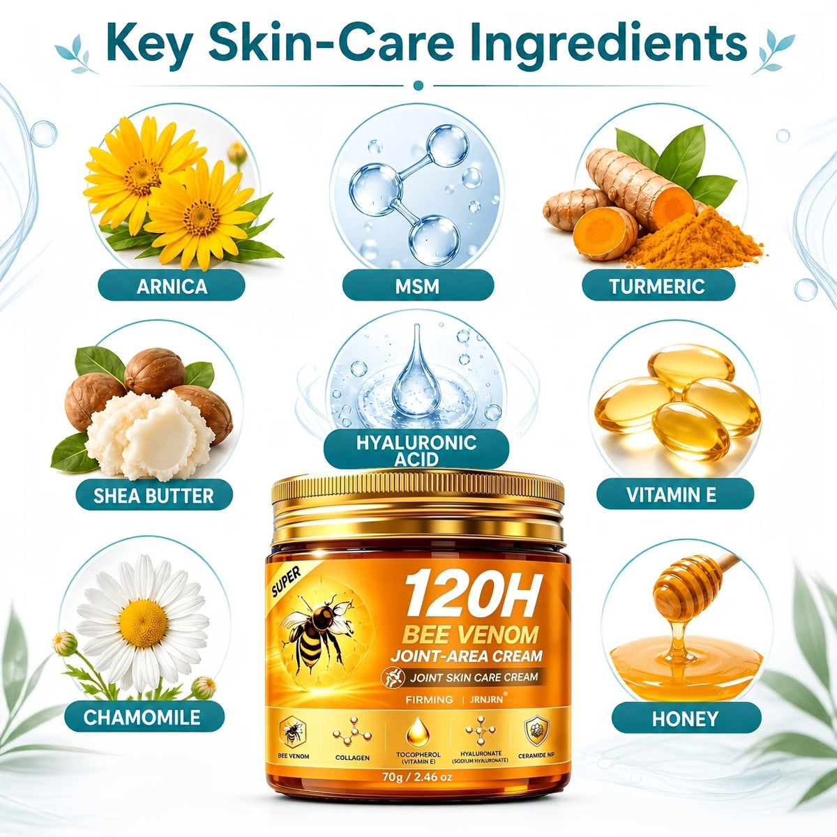 super strong joint area cream 120h fast relief moisturizing