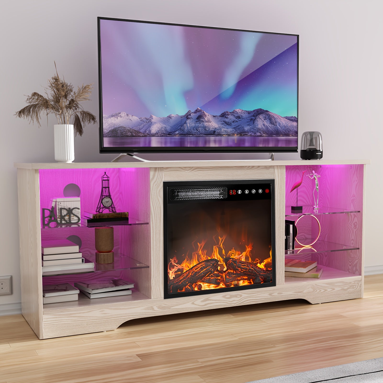 fireplace tv stand 18 inch fireplace modern entertainment