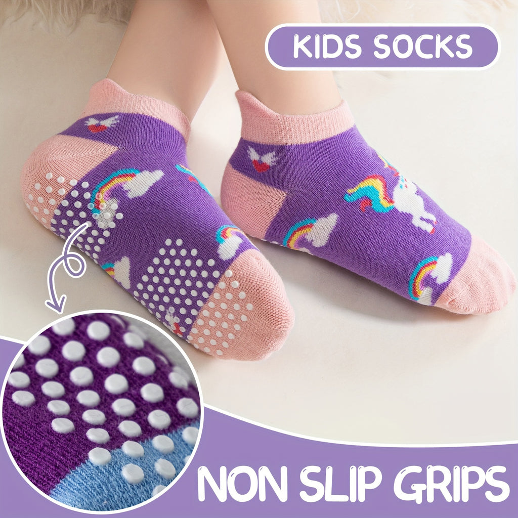 9 18 pairs baby girls toddlers grips socks kids non slip