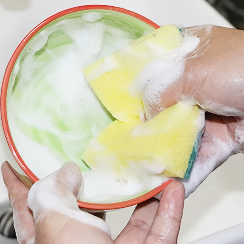 21pcs set heavy duty scrubbing sponges dual sided kitchen