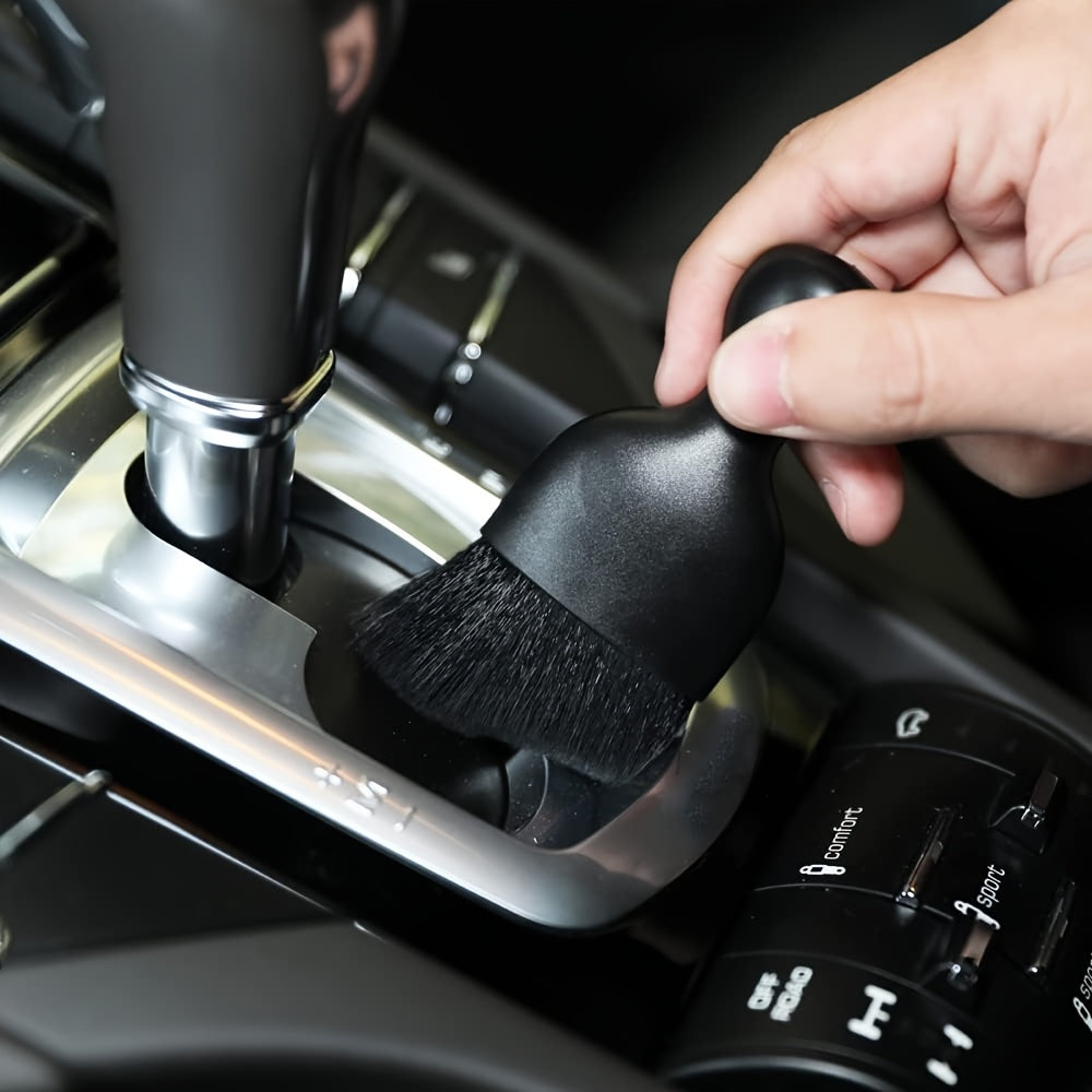 1pc car armrest pad 1pc car interior cleaning brush center