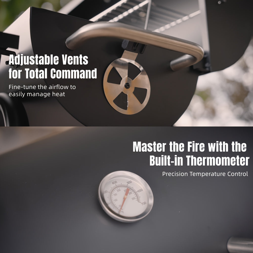 charcoal grill offset   outdoor bbq   side fire