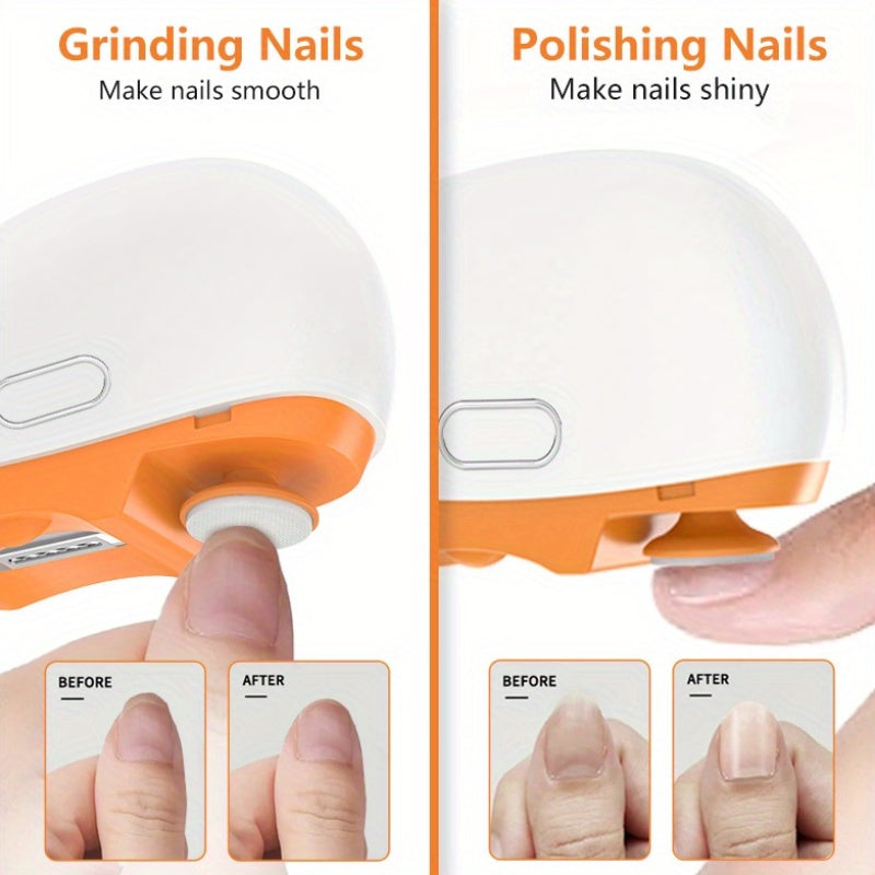 salon grade electric nail clipper polisher high definition