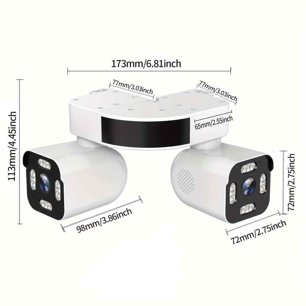 phansatim 8mp smart wireless wifi security camera indoor