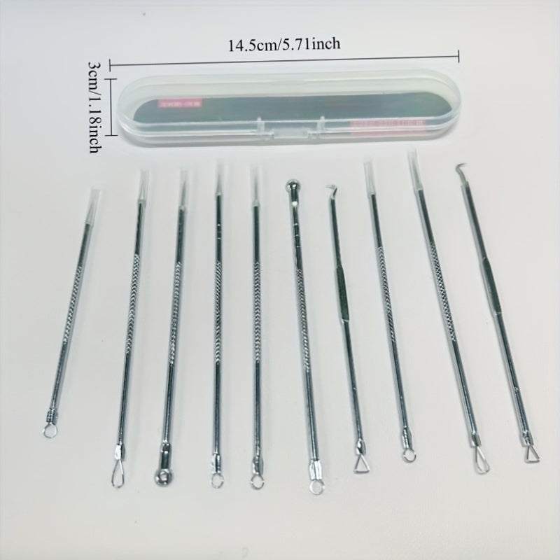 11pcs professional needle set ultra   stainless