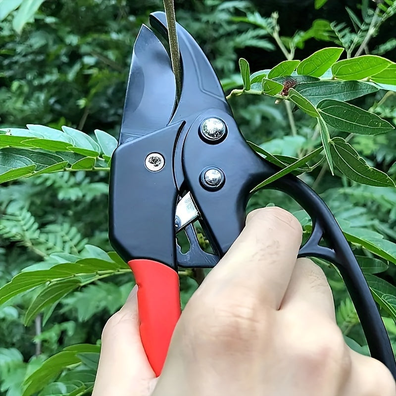 1pc professional ratchet anvil pruning shears segmented