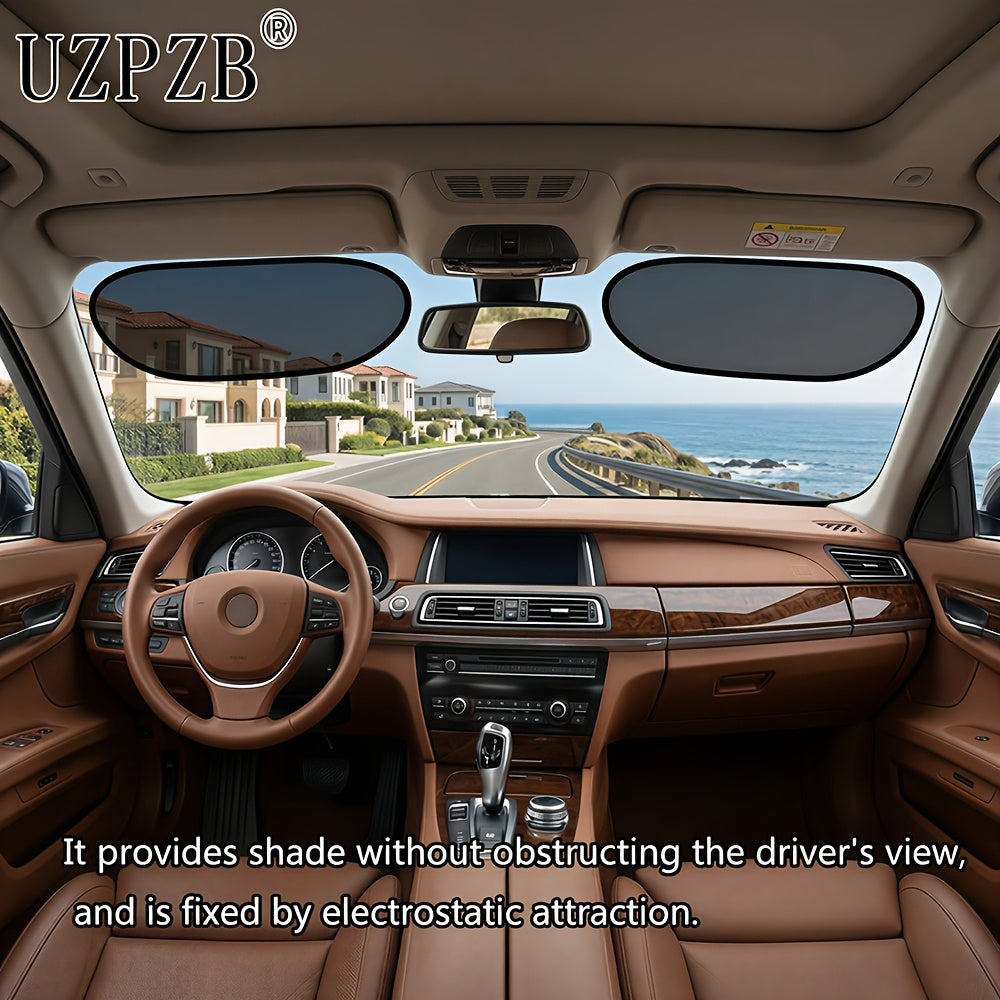car windshield side window sunshades electrostatic