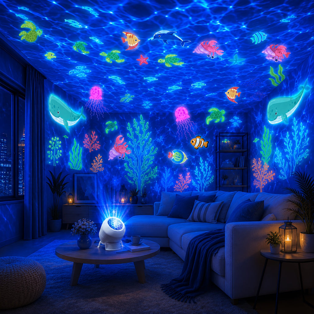 1   projection night light led decorative