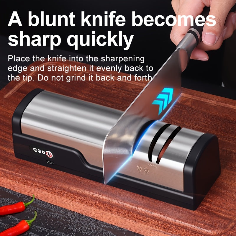 electric knife sharpener fast sharpening   adjustment