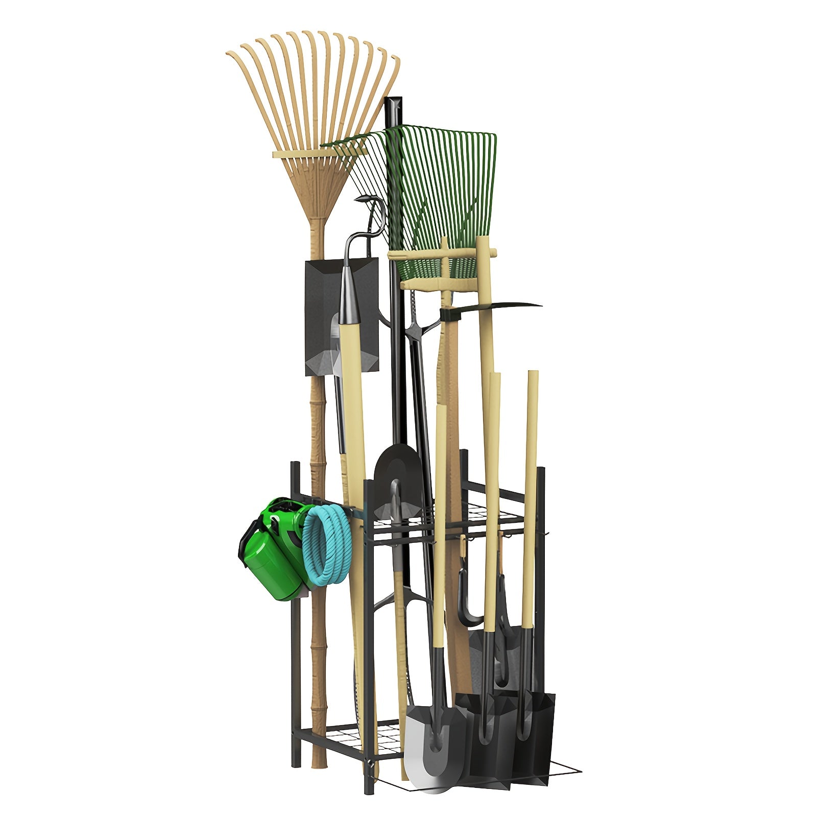 garden tool organizer garage utility storage racks hooks