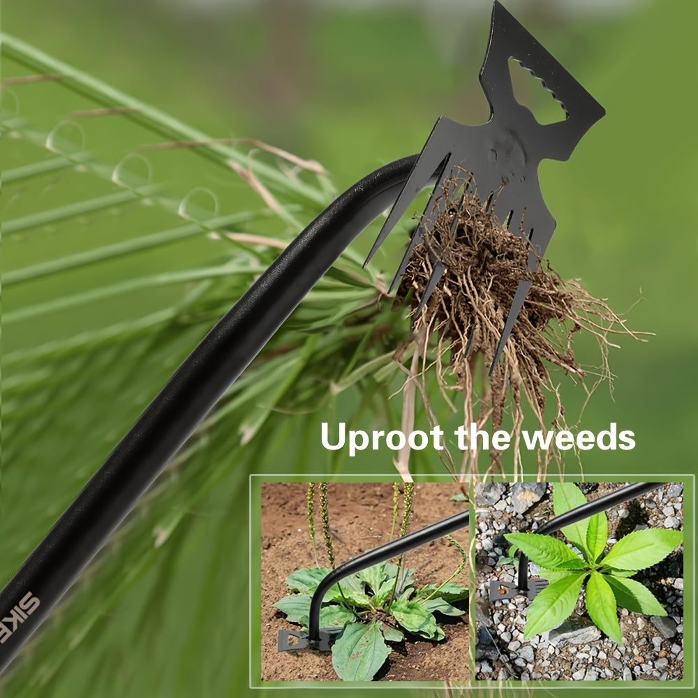 heavy duty manual weeding tool high   long handle