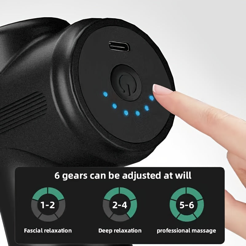 multifunctional portable fascia gun electric massager usb