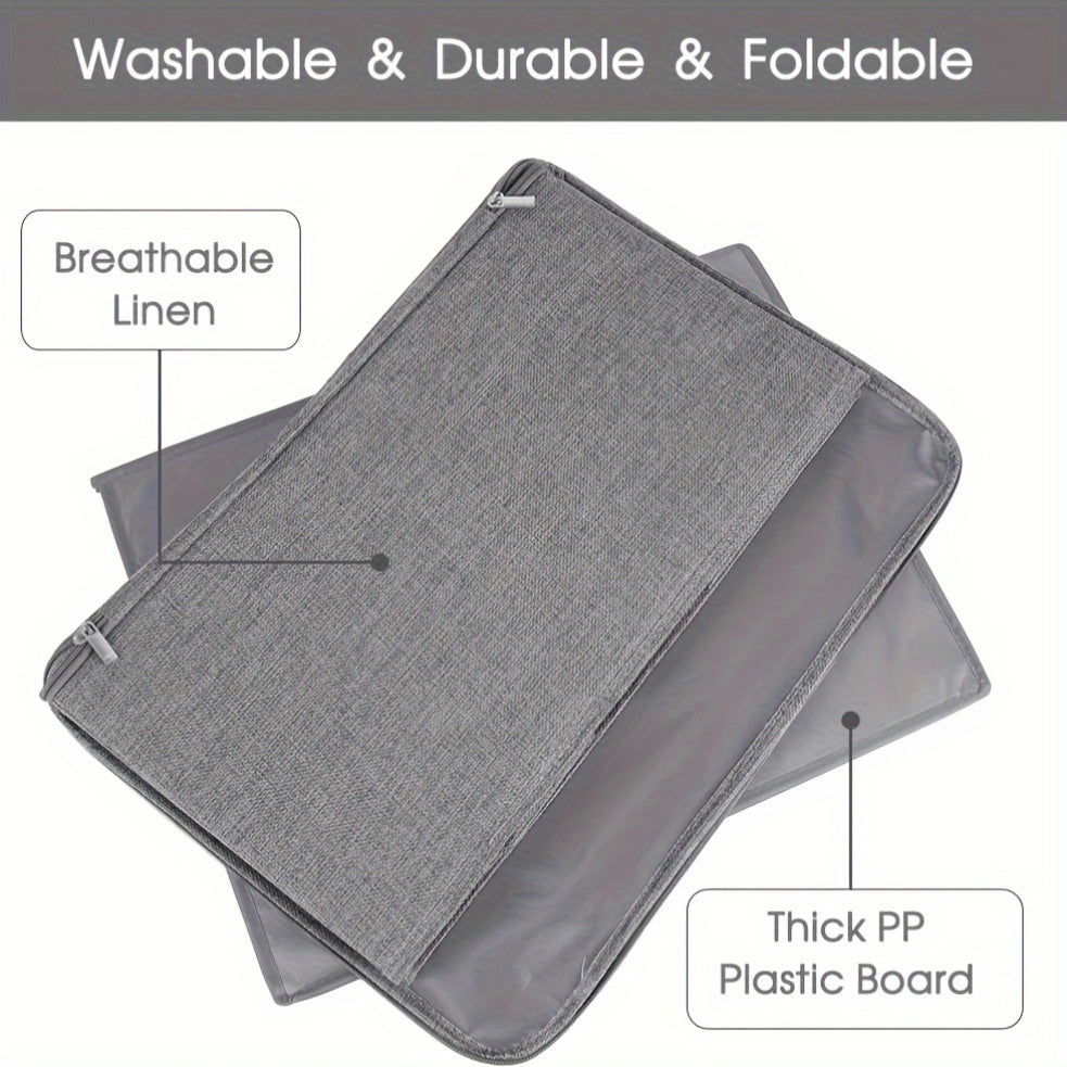 4pcs extra large foldable   storage box waterproof