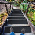 set 6 pre cut rubber anti slip stair tread tape