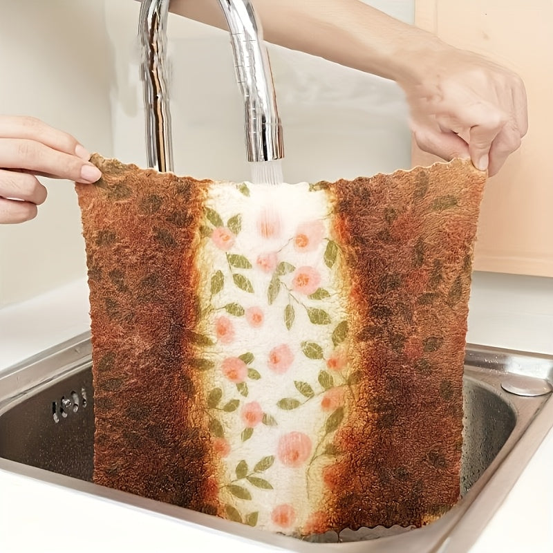 8 16 32pcs coral fleece reusable cleaning cloths super