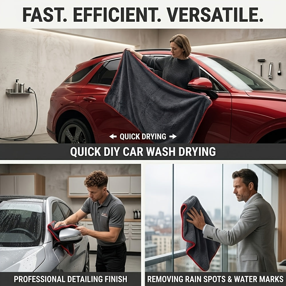 xxl extra large microfiber car drying towel twist loop