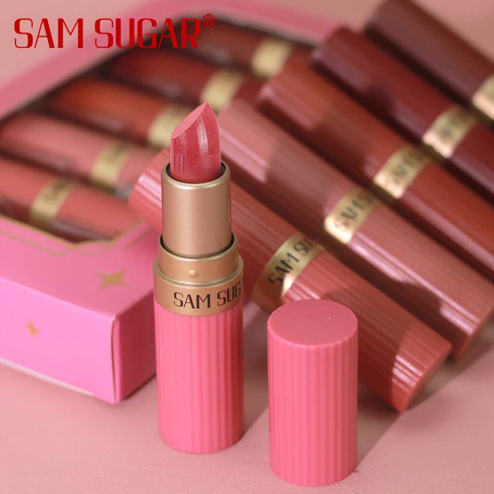 new product lipstick makeup set six pearlescent