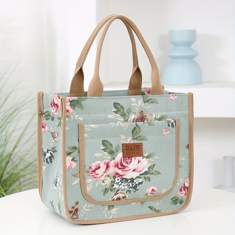new tote bag made floral print fabric   durable