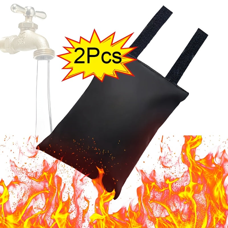 2pcs outdoor faucet protective covers anti freezing winter