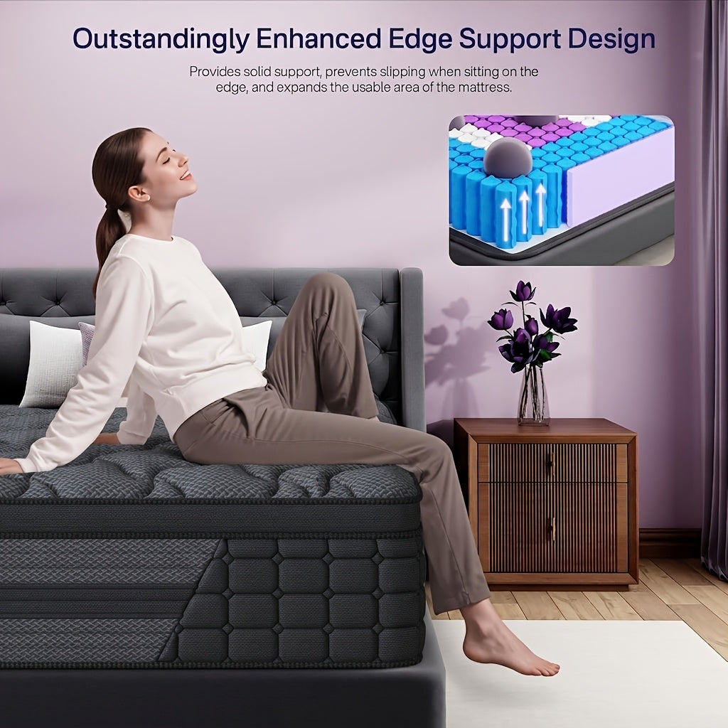 luxurious gel memory foam mattress hypoallergenic medium
