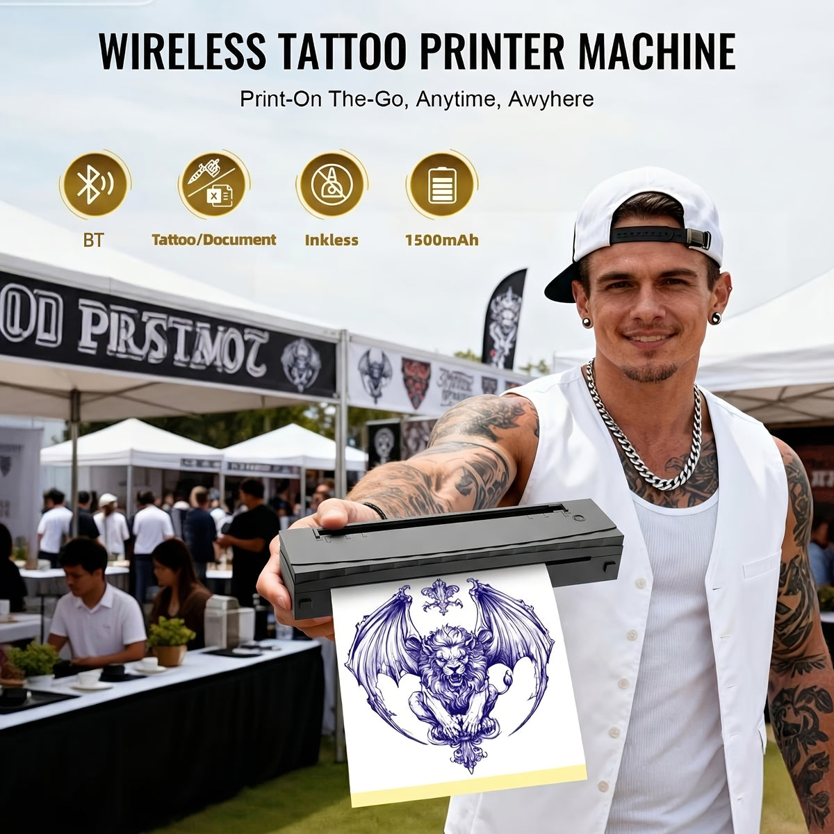 2026 new inkless a4 thermal printer document printer tattoo