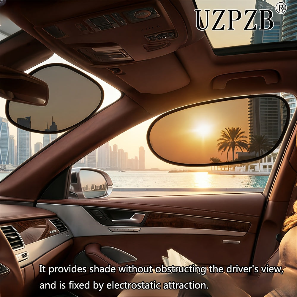 car windshield side window sunshades electrostatic