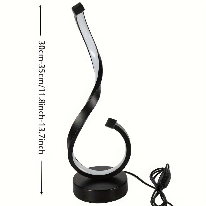 1pc minimalist modern iron usb three color dimmable desktop
