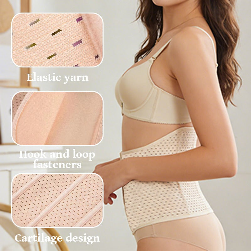 plus size mesh waist trainer women breathable elastic tummy