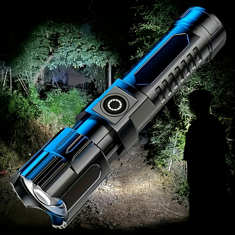 2pcs high powered zoom flashlights outdoor multifunctional