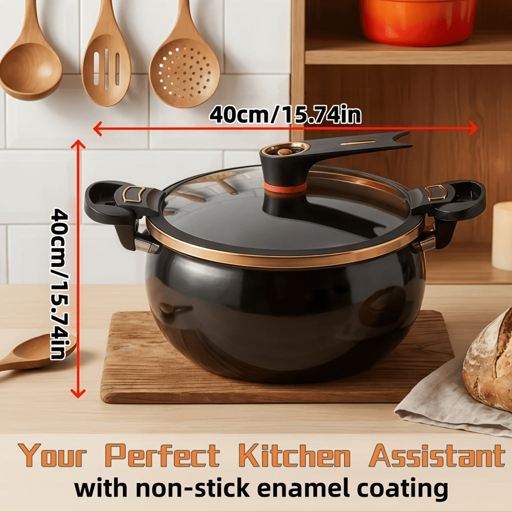 8 45qt large capacity braiser soup   lock handle non