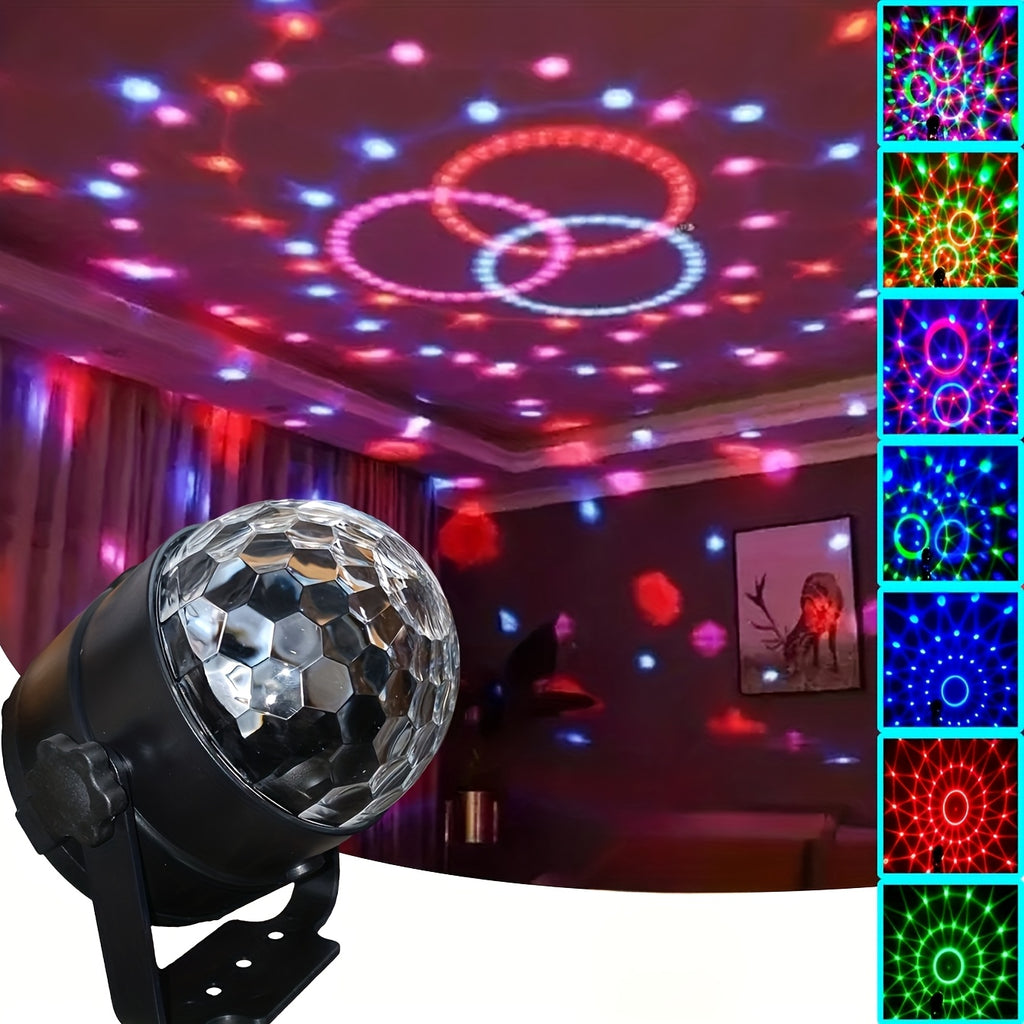 1 hd prism rgb disco ball light rotating disco ball light